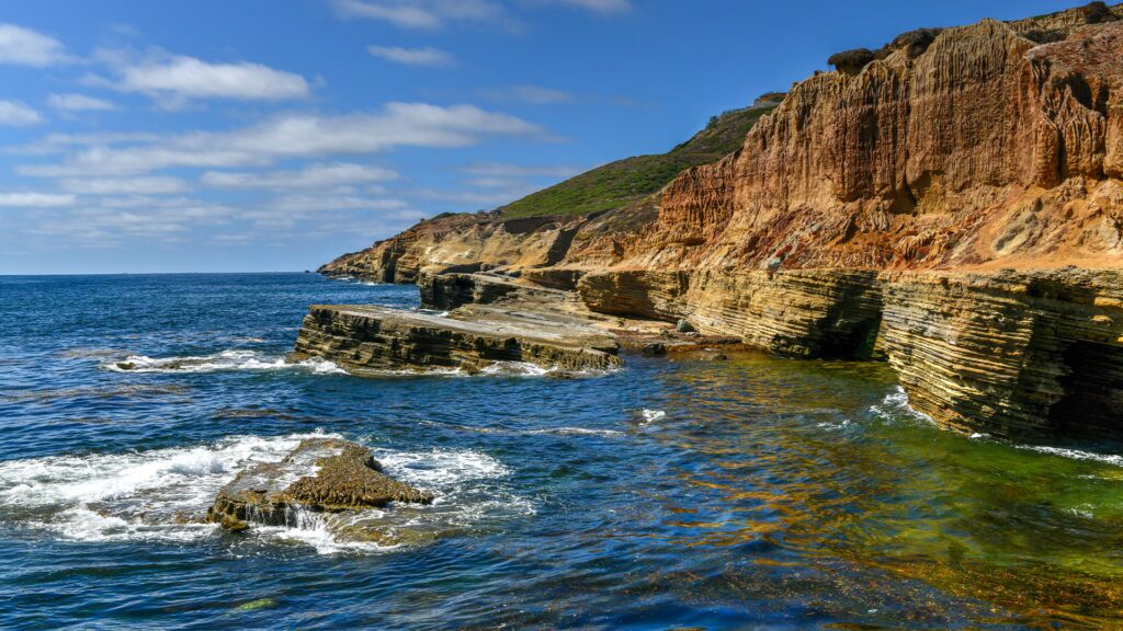 Coastline in San Diego