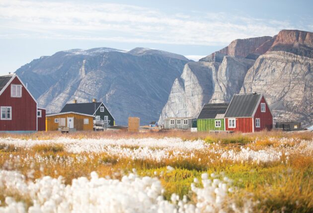 Houses in Nuuk, Greenland